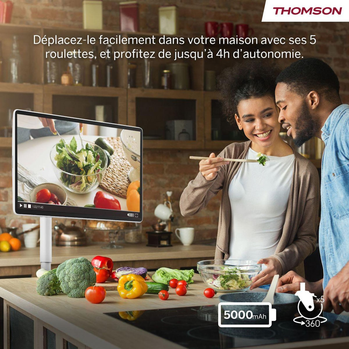 THOMSON TV LED Go Plus Pro 27'' FHD tactile