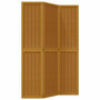 Voir la diapositive 2 : VIDAXL Cloison de separation 3 panneaux marron bois paulownia massif