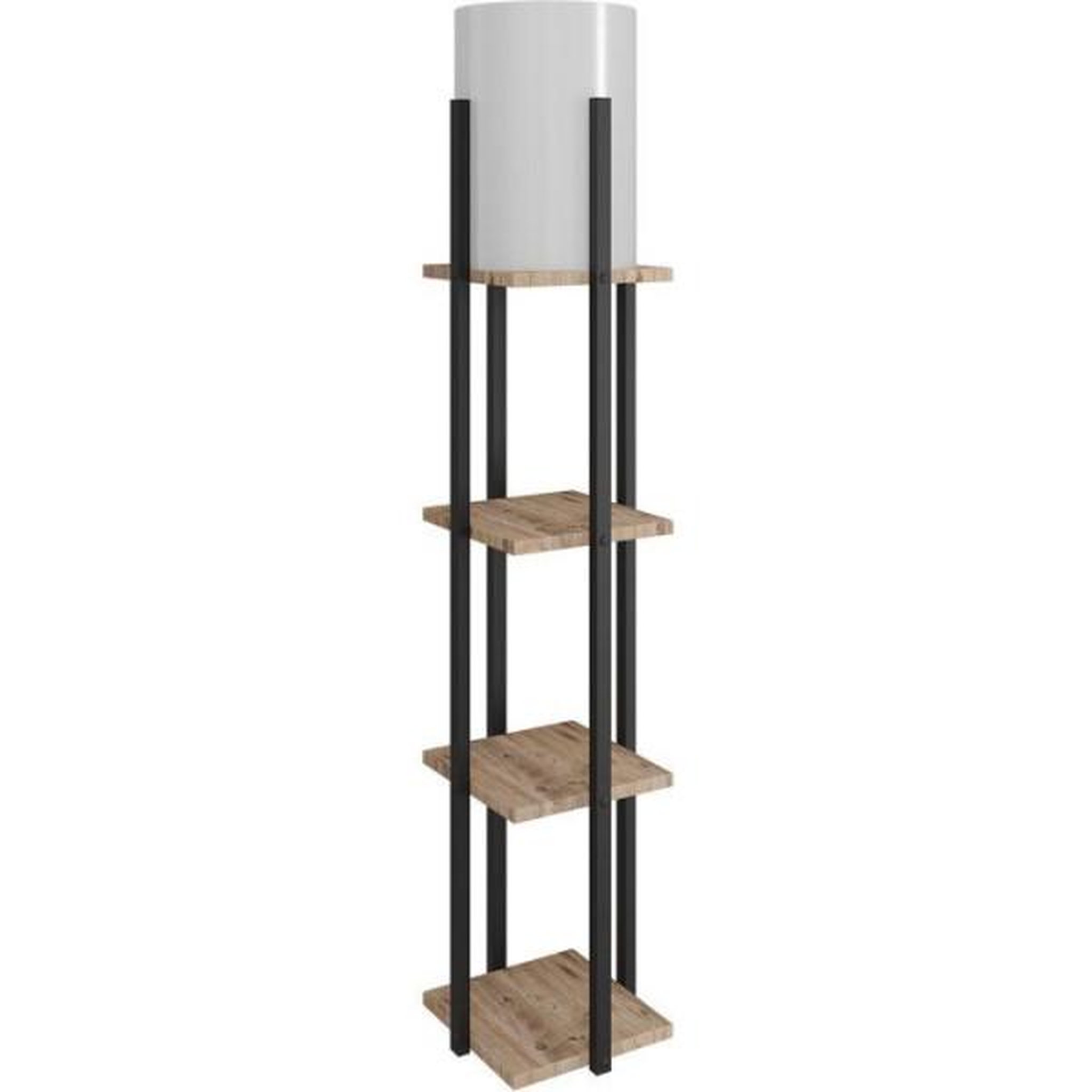 MRED Lampadaire D BY M.RED Natural Black - MDF - Design contemporain - Eclairage