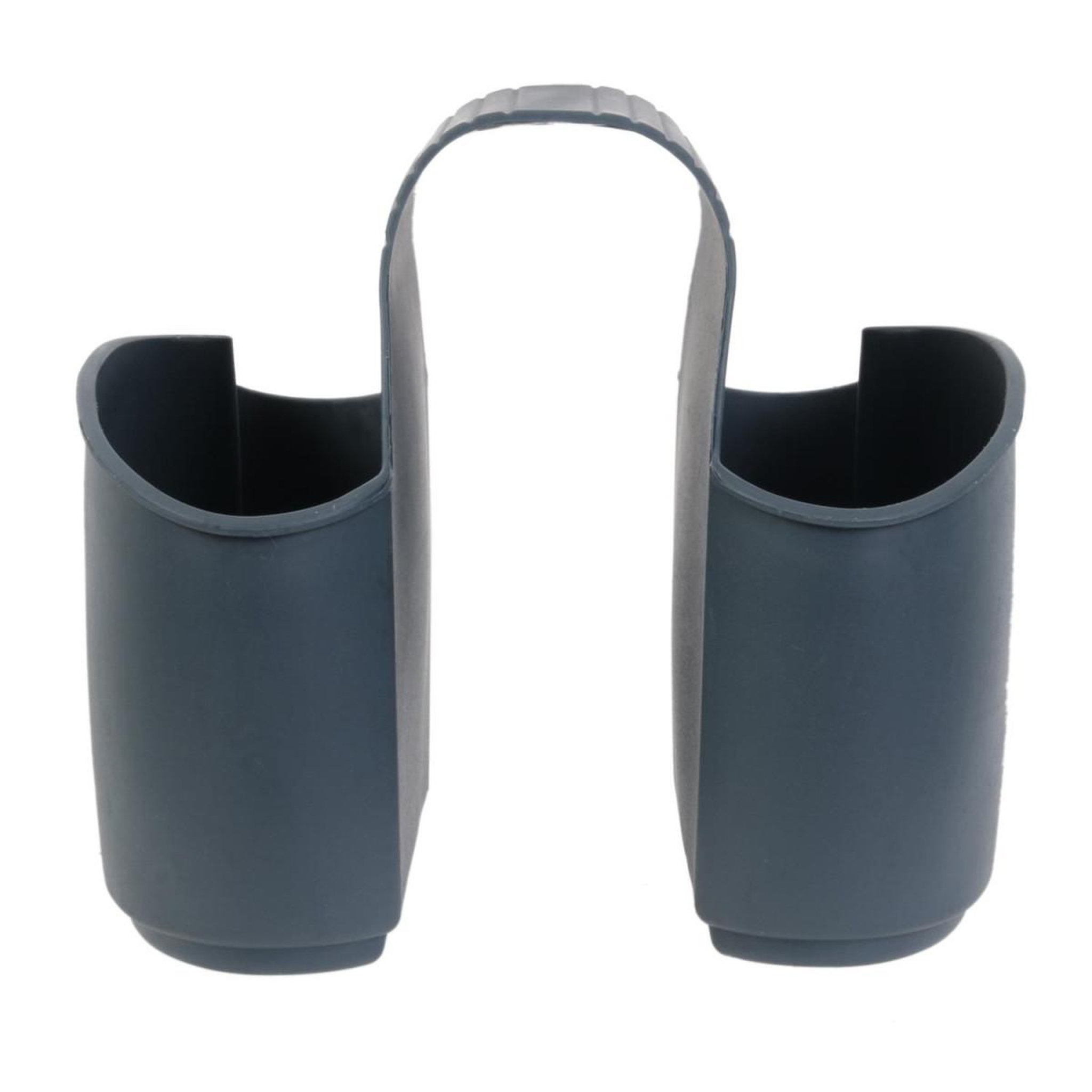 Voir la diapositive 2 : Je cherche une idee Porte-éponges double  hygiène  14cm gris