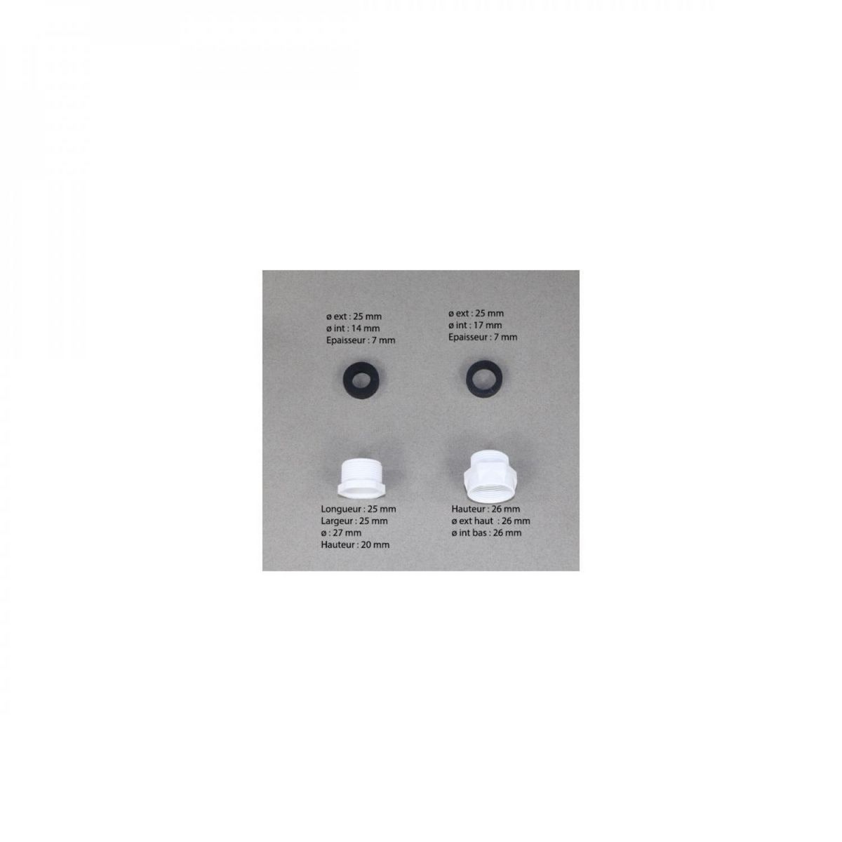 Hayward Presse étoupe pour boite de connexion de piscine - Blanc - BCX20016L