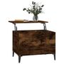 Voir la diapositive 5 : VIDAXL Table basse Chene fume 60x44,5x45 cm Bois d'ingenierie