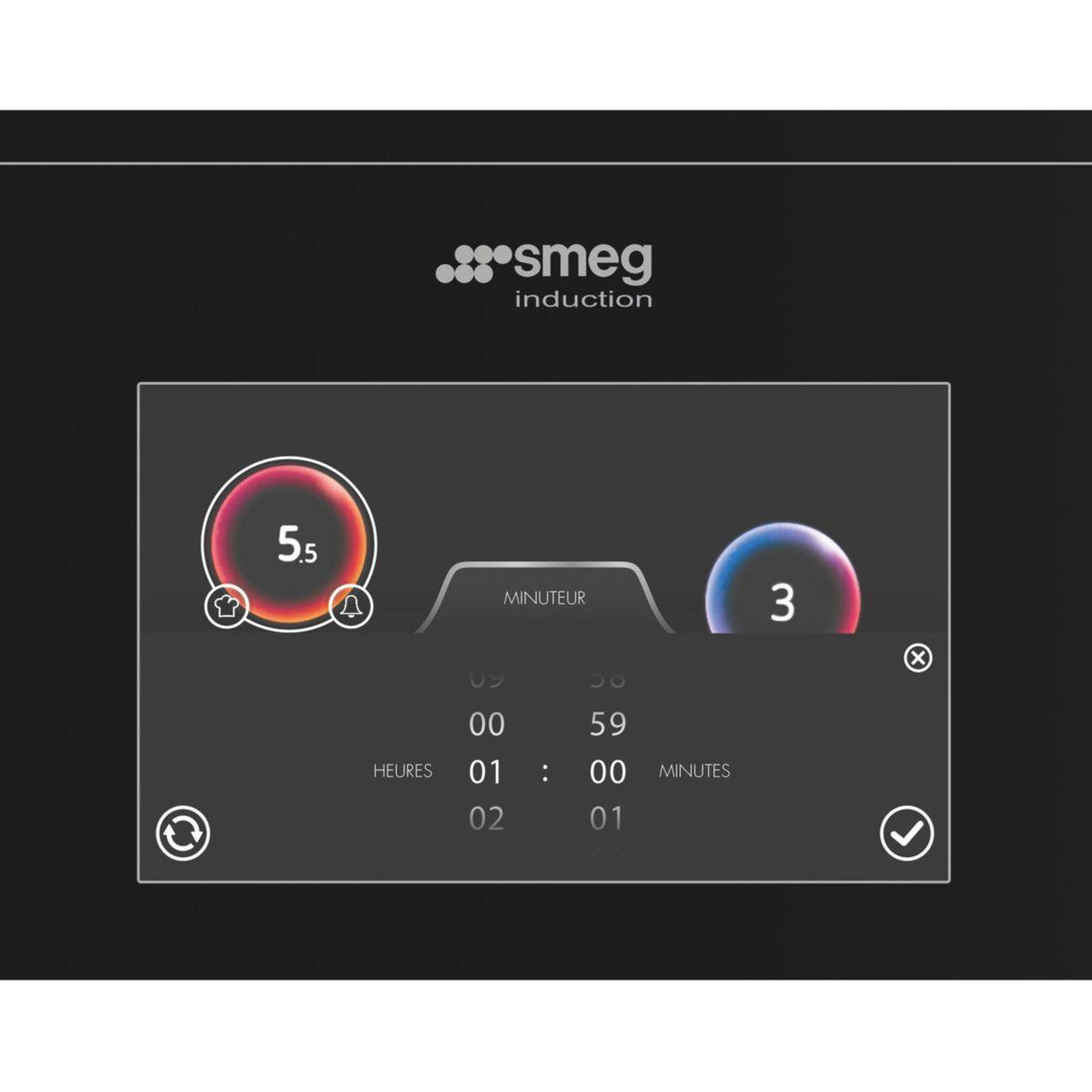 Voir la diapositive 5 : SMEG Plaque induction SIA1963D