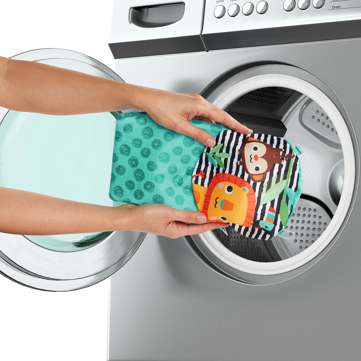 Bright Starts Trotteur pliable Zig Zag Zebra Walker multicolore