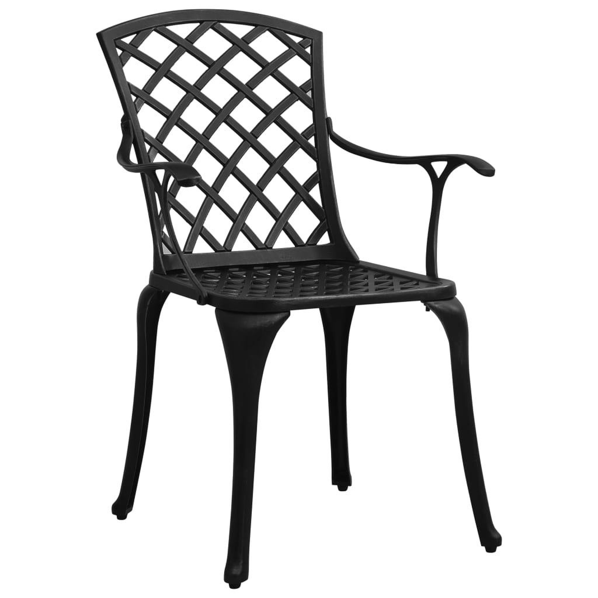 Voir la diapositive 4 : VIDAXL Ensemble de bistro 5 pcs Aluminium coule Noir