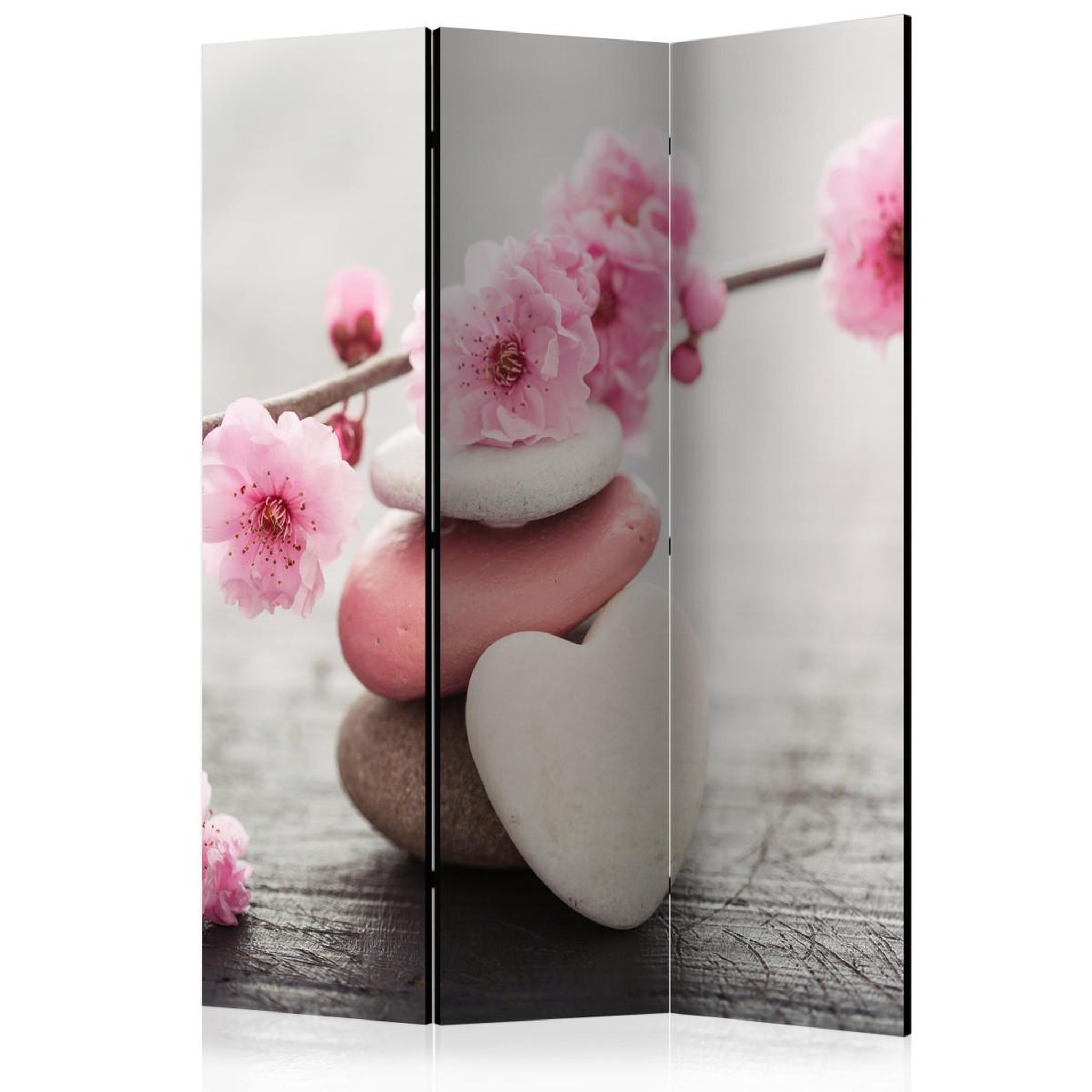 Paris Prix Paravent 3 volets  zen flowers  135x172cm