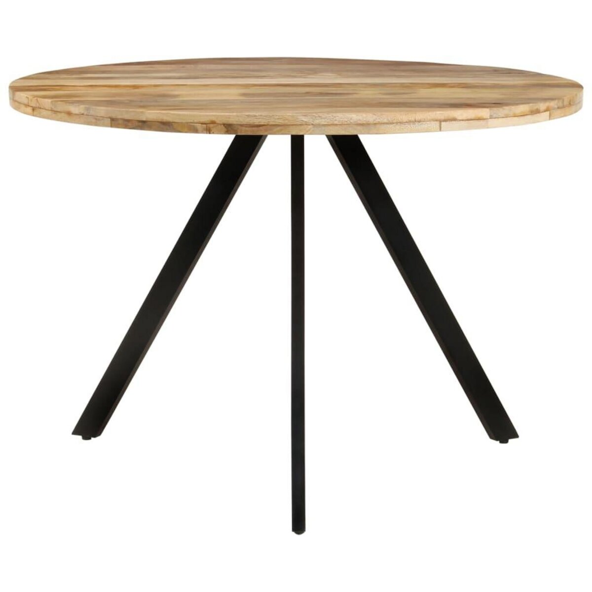 VIDAXL Table a dîner 110x75 cm Bois de manguier massif