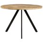 Voir la diapositive 2 : VIDAXL Table a dîner 110x75 cm Bois de manguier massif