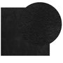 Voir la diapositive 3 : VIDAXL Tapis HUARTE a poils courts doux et lavable noir 160x160 cm
