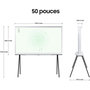Voir la diapositive 3 : Samsung TV QLED The Serif TQ50LS01D Blanc 2024