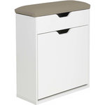 Habitat et Jardin Meuble à chaussures  Wade  - 60 x 23.8 x 68 cm - Blanc