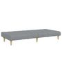 Voir la diapositive 5 : VIDAXL Canape-lit a 2 places avec repose-pied gris clair tissu
