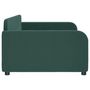 Voir la diapositive 4 : VIDAXL Lit de repos sans matelas vert fonce 90x200 cm velours