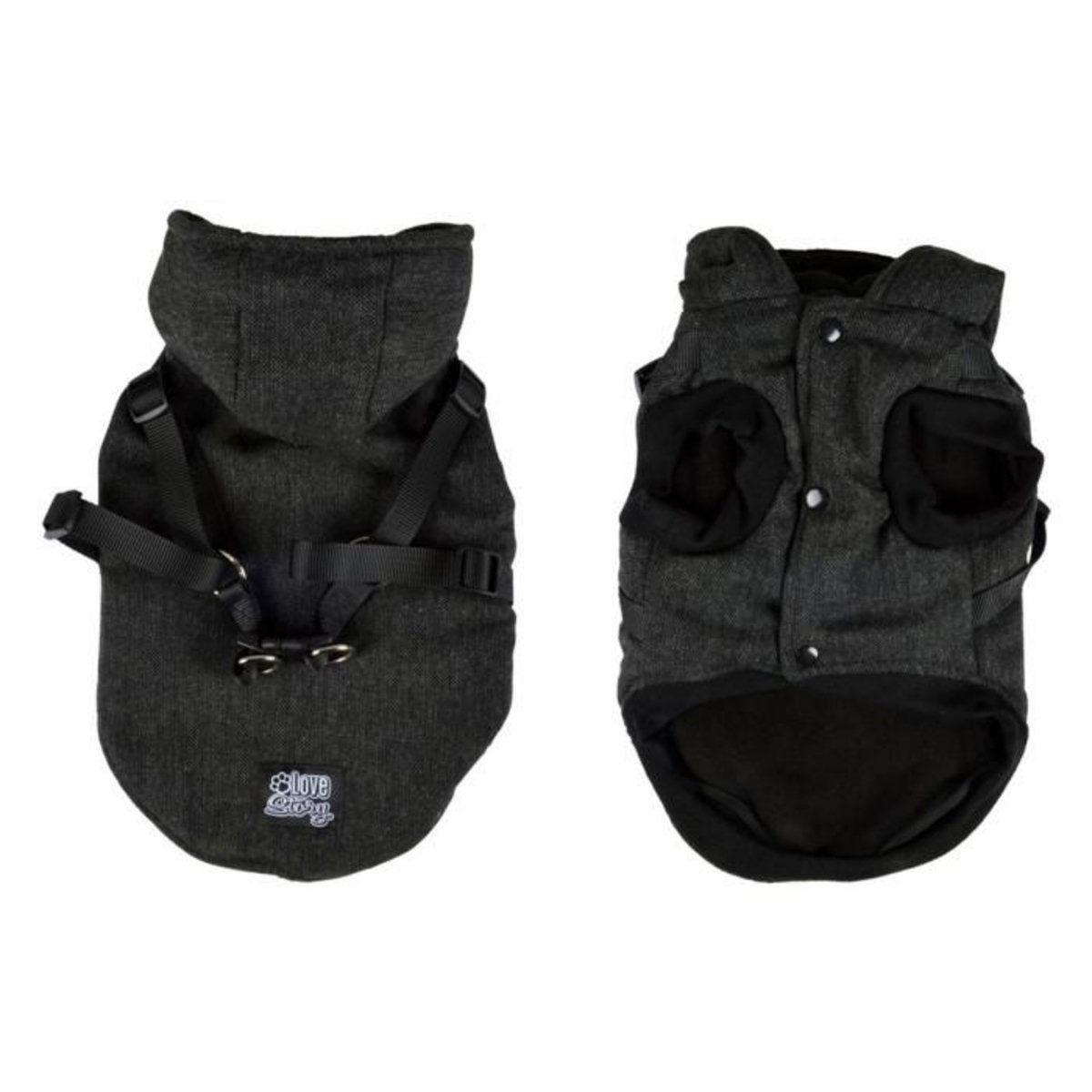 Paris Prix Manteau Pour Chien  Tweed  35cm Anthracite