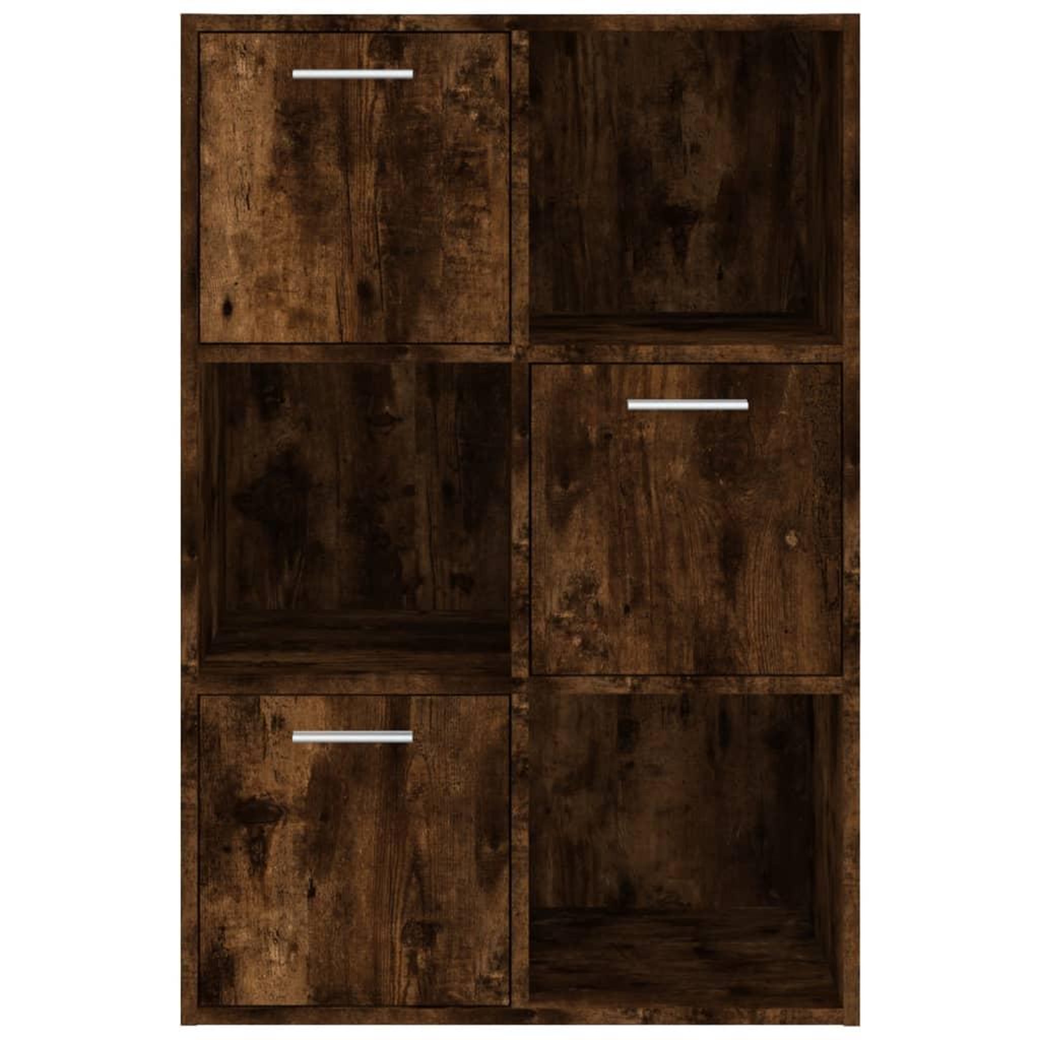 Voir la diapositive 3 : VIDAXL Armoire de rangement Chene fume 60x29,5x90 cm
