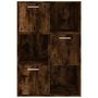 Voir la diapositive 3 : VIDAXL Armoire de rangement Chene fume 60x29,5x90 cm