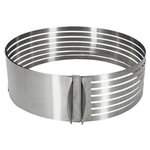 Paris Prix Cercle à Trancher Réglable  Génoise  24-30cm Argent