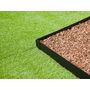 Voir la diapositive 2 : NATURE 3 bordures de jardin acier galvanisé avec 4 ancres incluses, 3 lattes de 91,4  x H10,2 cm soit 2,64 m, noir