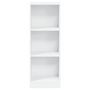 Voir la diapositive 4 : VIDAXL Bibliotheque a 3 niveaux blanc 40x24x109 cm bois d'ingenierie