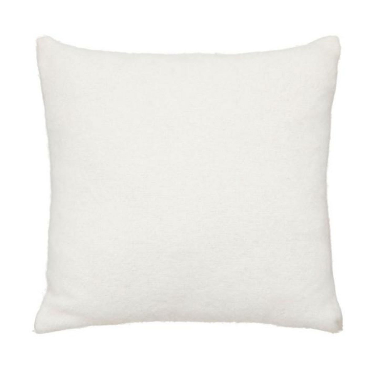 ATMOSPHERA Coussin Déco Effet Mohair  Kodi  45x45cm Ivoire