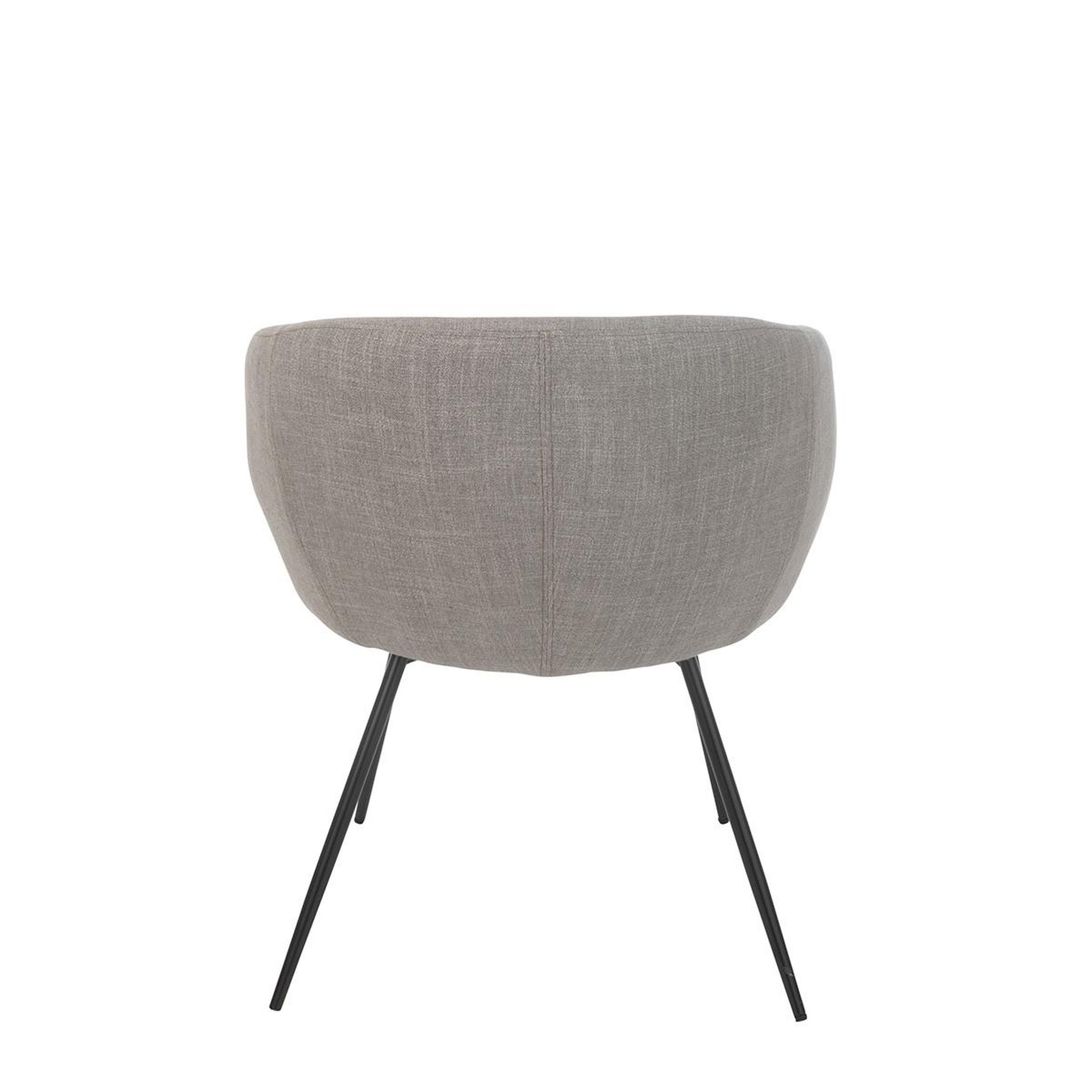 Voir la diapositive 4 : J-LINE Chaise design  wales  75cm gris