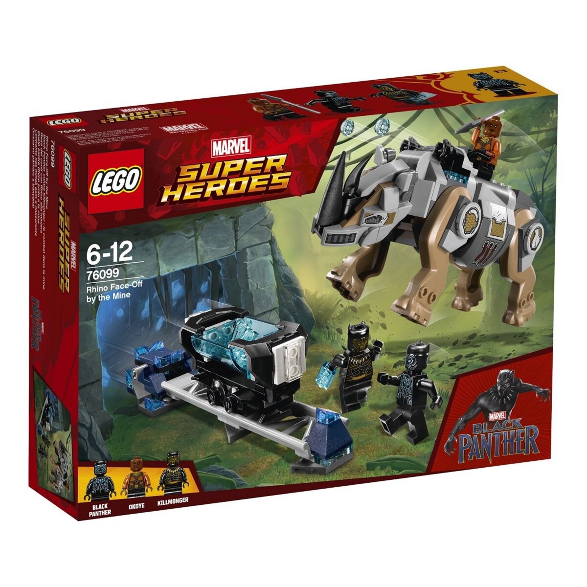 LEGO  76099 Super Heroes - Black Panther contre Killmonger Le combat dans la mine Lego Super Heroes 