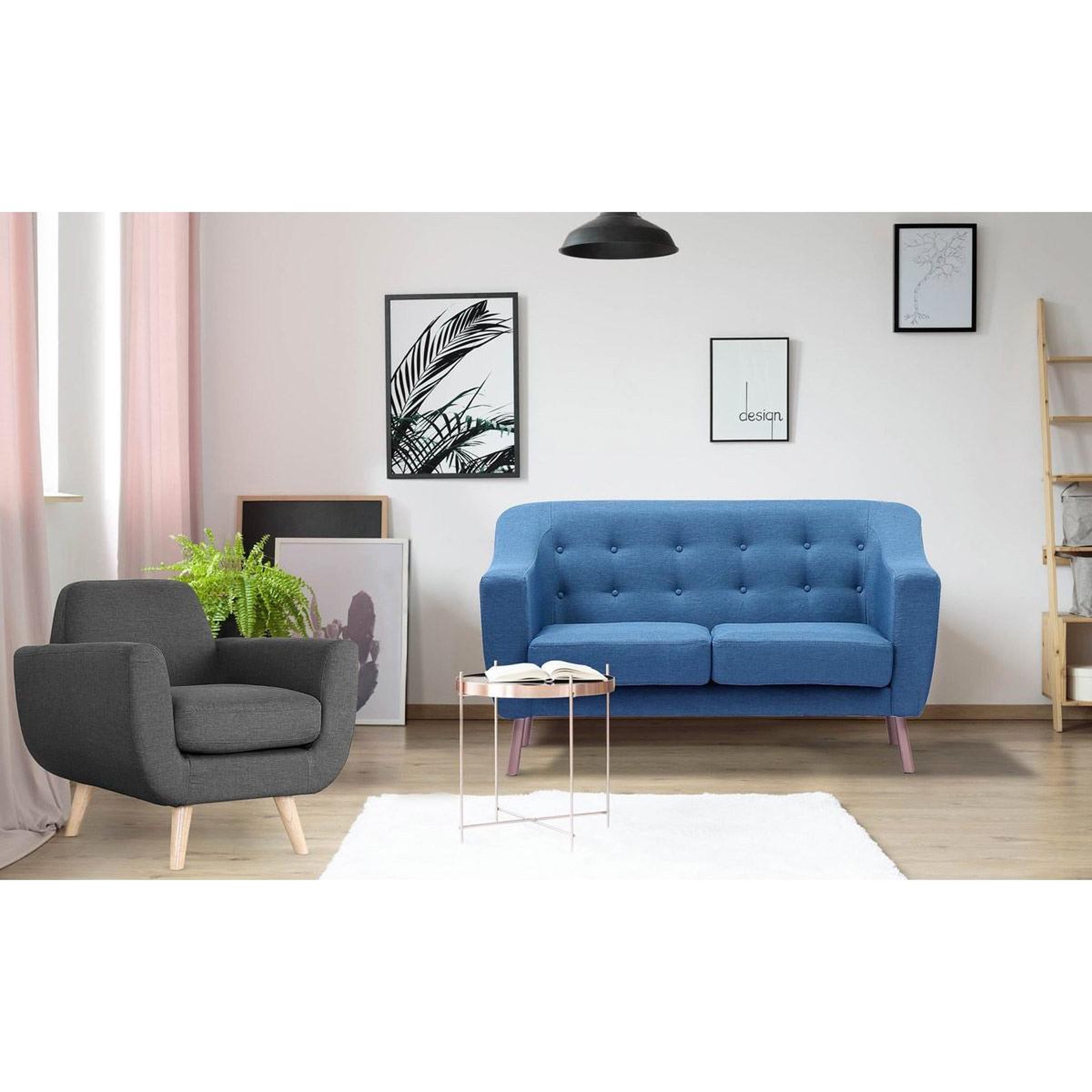 Voir la diapositive 5 : Paris Prix Fauteuil design  miramas  81cm gris foncé