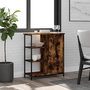 Voir la diapositive 1 : VIDAXL Buffet chene fume 70x30x80 cm bois d'ingenierie
