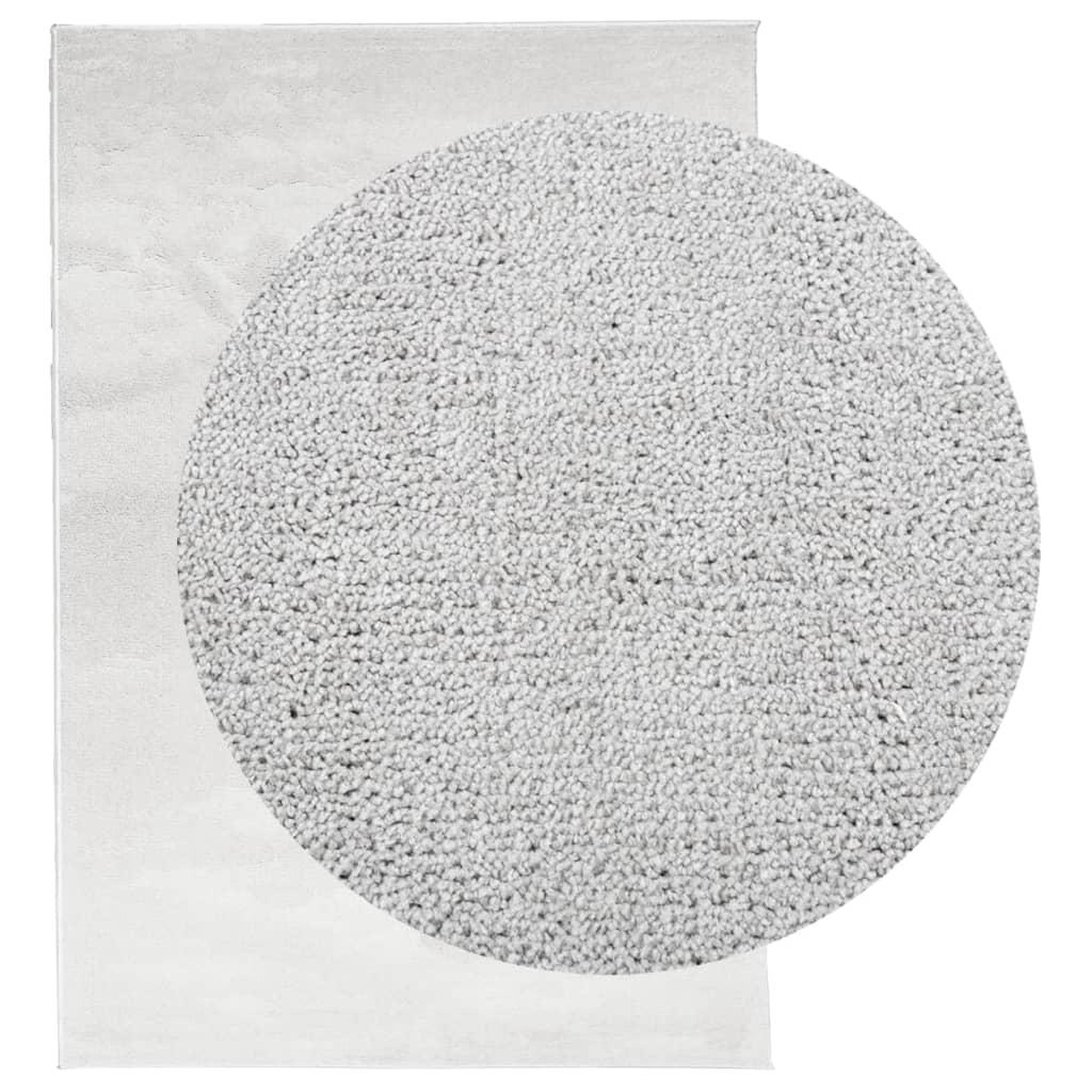 Voir la diapositive 3 : VIDAXL Tapis OVIEDO a poils courts gris 160x230 cm
