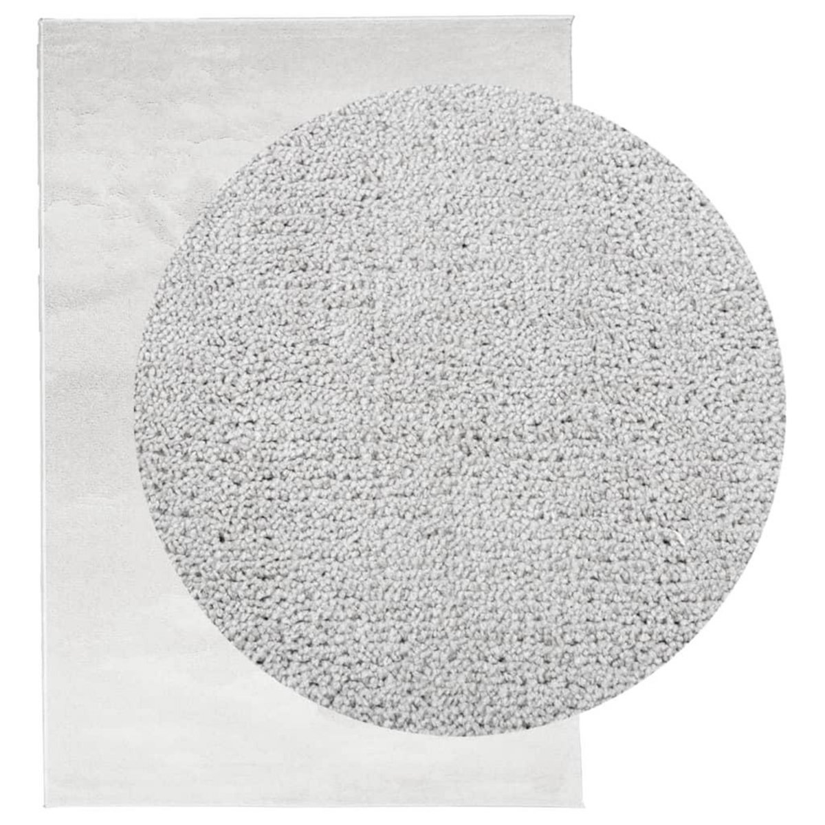 VIDAXL Tapis OVIEDO a poils courts gris 160x230 cm