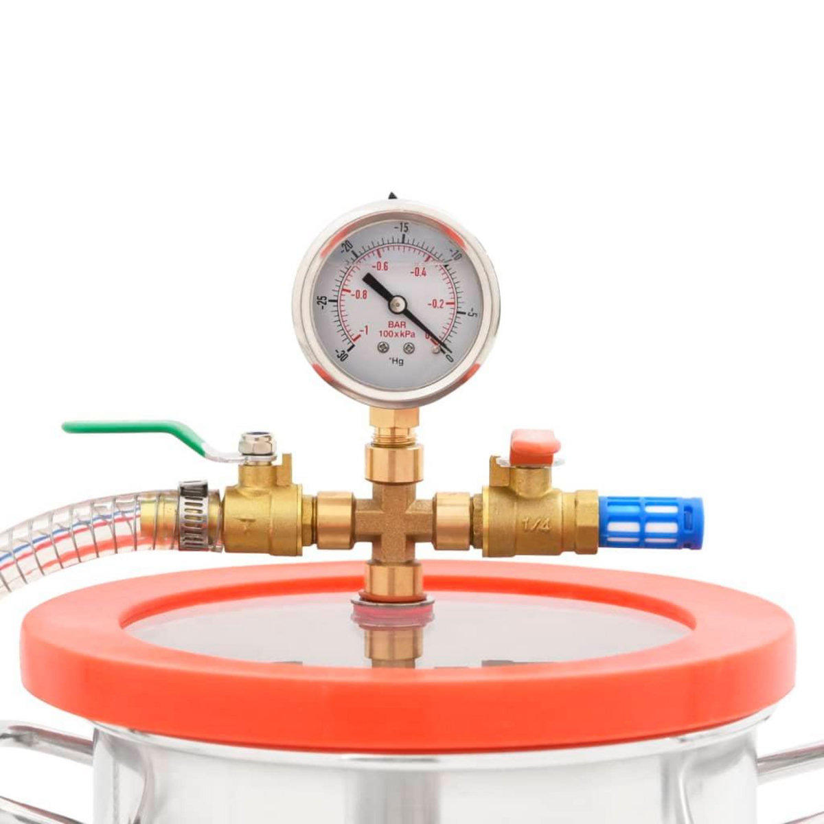 VIDAXL Chambre a vide Inox 5,5 L