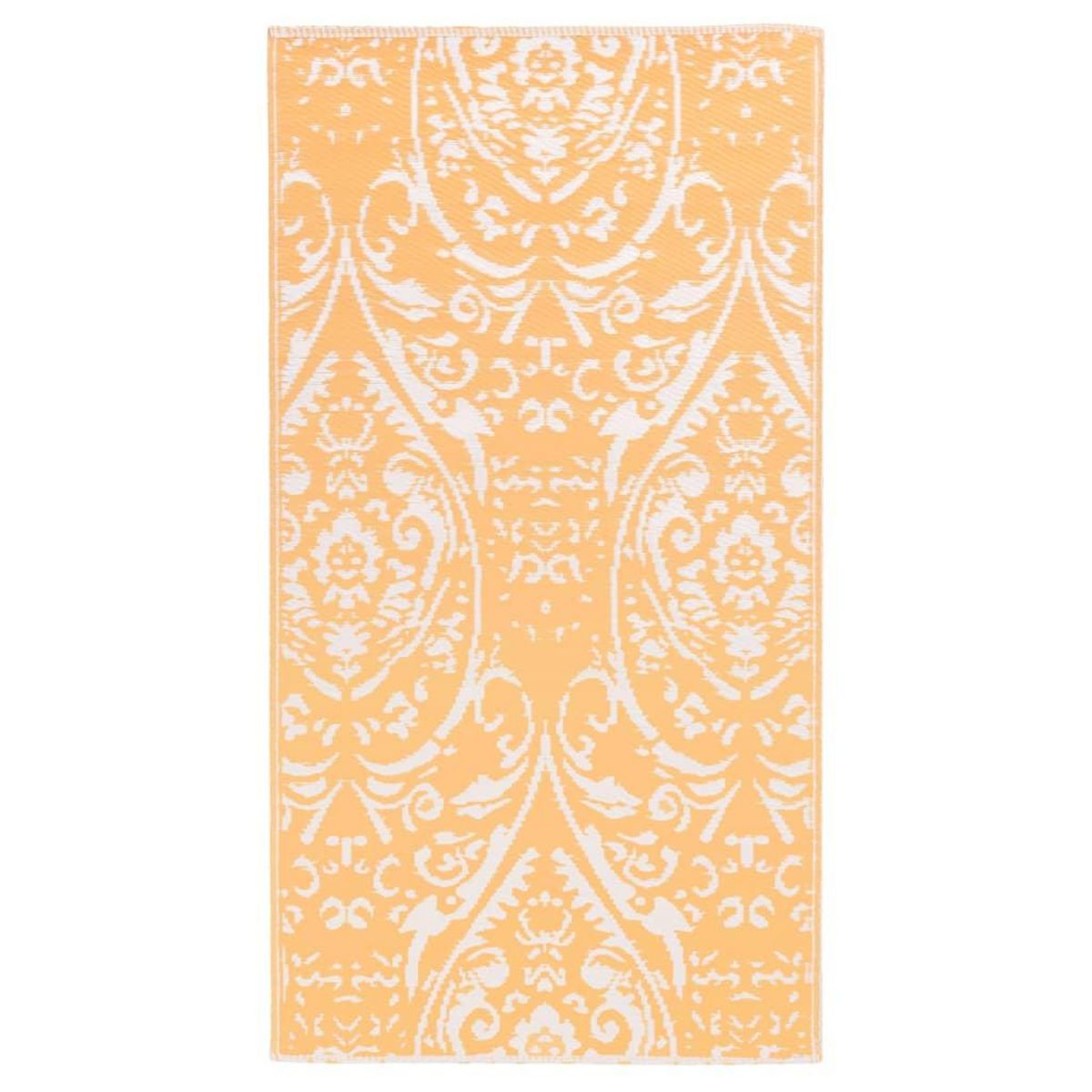 VIDAXL Tapis d'exterieur ARAKIL Orange et blanc 160x230 cm PP