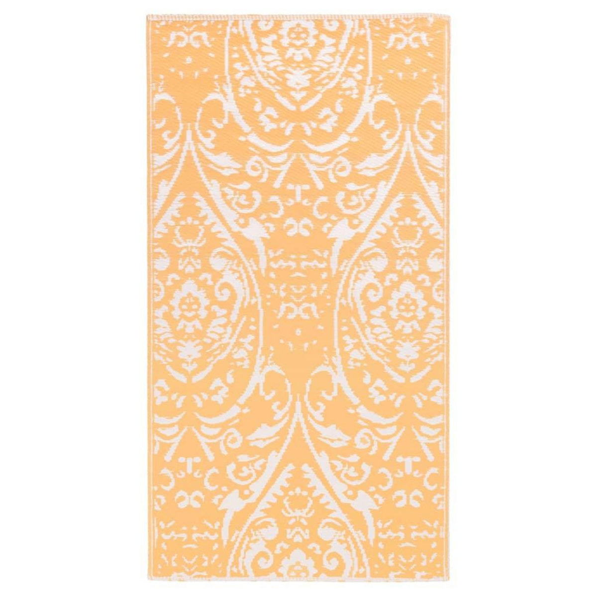 VIDAXL Tapis d'exterieur ARAKIL Orange et blanc 160x230 cm PP