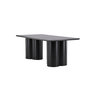 Voir la diapositive 3 : Paris Prix Table à Manger Design  Olivia  210cm Noir