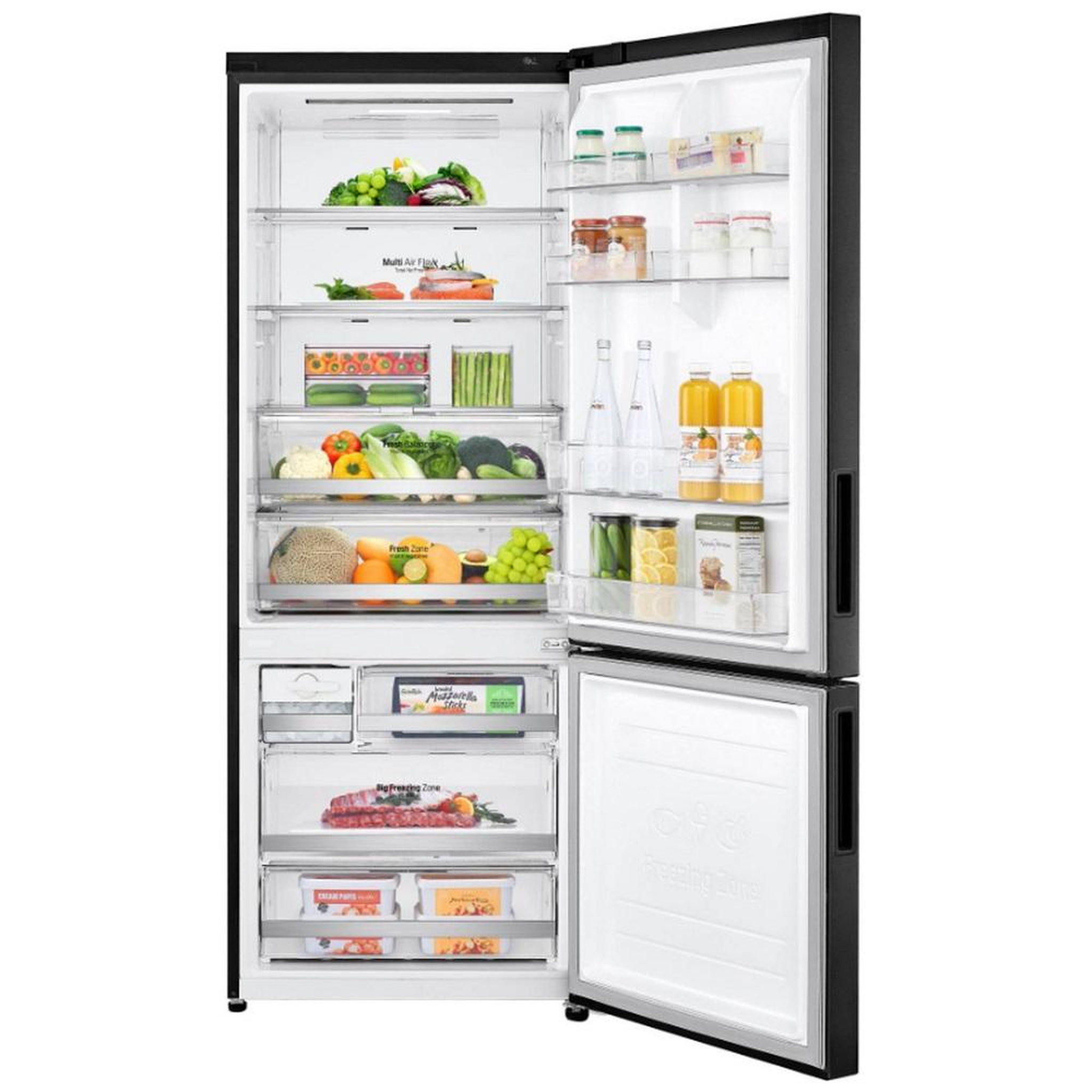 Voir la diapositive 3 : LG Réfrigérateur combiné 70cm 462l nofrost - gbb569mcazn