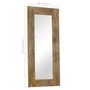 Voir la diapositive 6 : VIDAXL Miroir Bois massif de manguier 50 x 110 cm