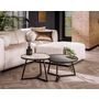 Voir la diapositive 2 : LISA DESIGN Haryana - lot de 2 tables basses - effet marbre