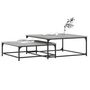 Voir la diapositive 3 : VIDAXL Tables basses gigognes 2 pcs sonoma gris bois d ingénierie