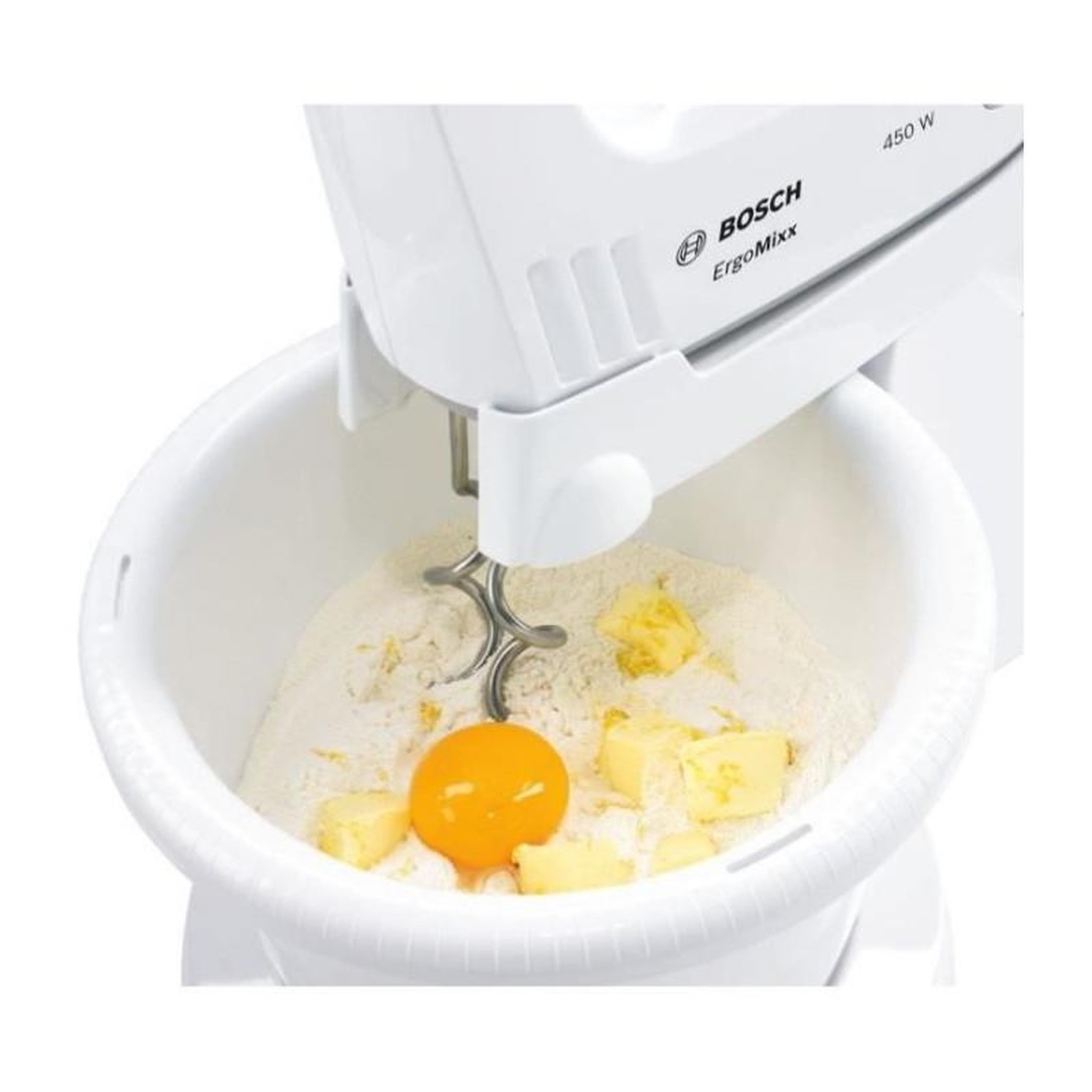 Voir la diapositive 4 : BOSCH Batteur électrique 450w blanc - mfq36400