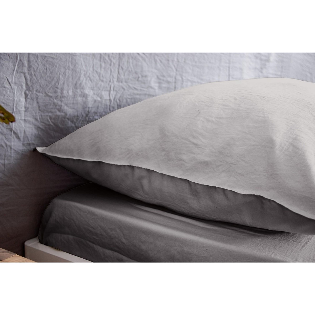 Home collection Drap housse microfibre lavee