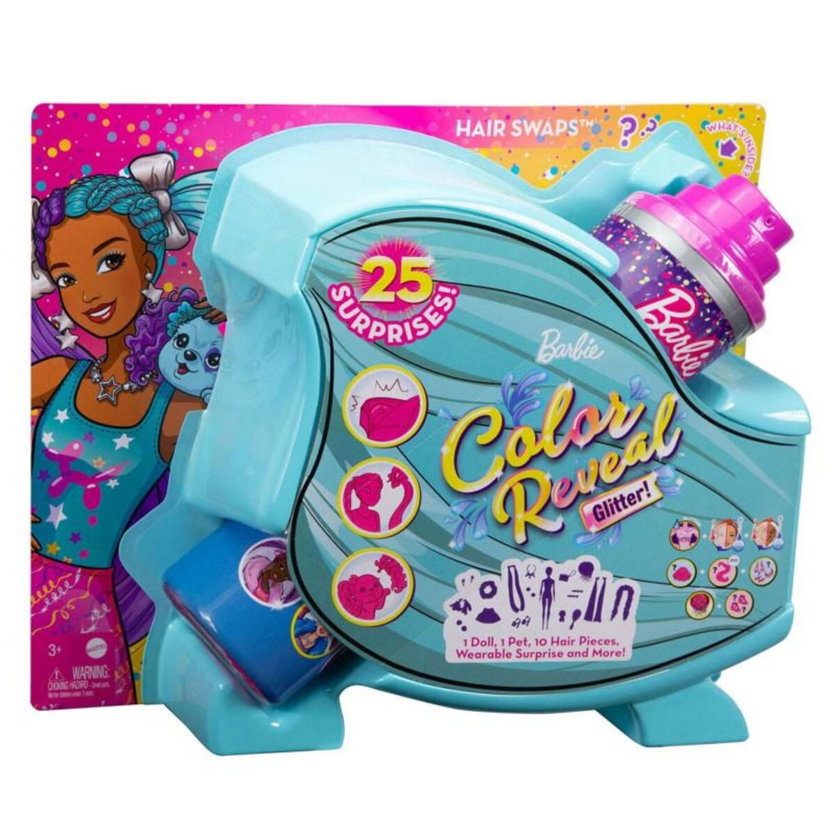 MATTEL Mattel - Poupée Barbie à Surprise Couleur Reveal