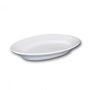 YODECO Plat ovale porcelaine blanche - L 35 cm - Tivoli