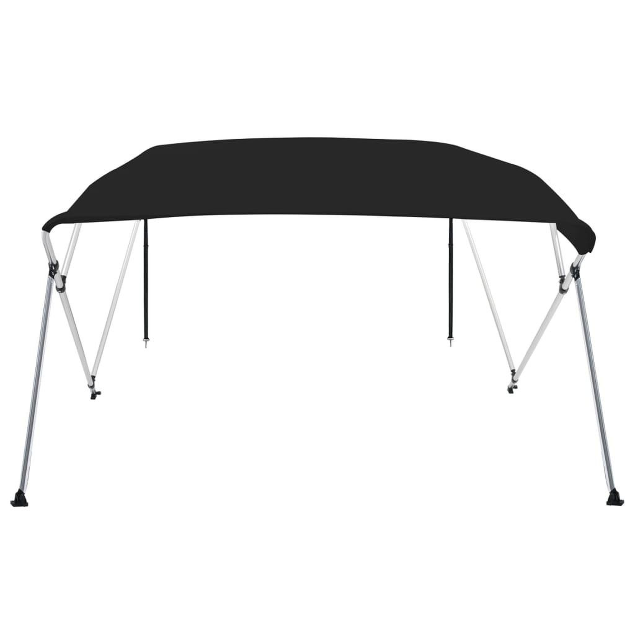 Voir la diapositive 3 : VIDAXL Auvent bimini a 4 arceaux noir 243x244x137 cm