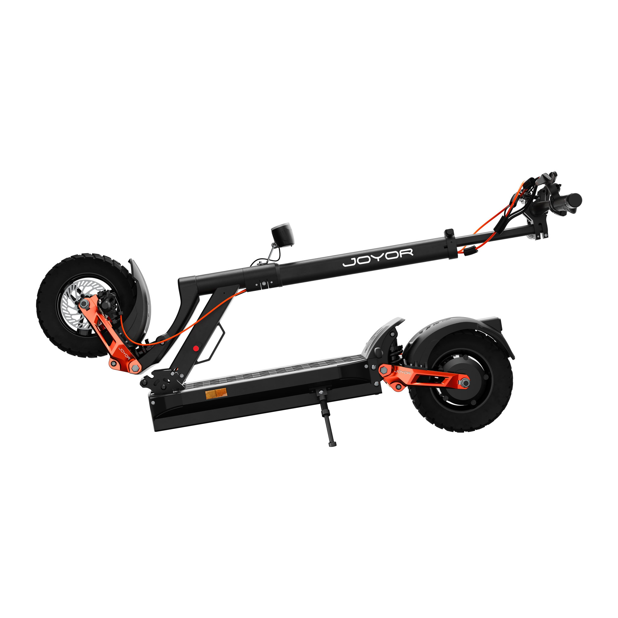 Voir la diapositive 2 : JOYOR Trottinette électrique JOYOR T6E, double moteur arrière, 48 V 18 Ah, noire