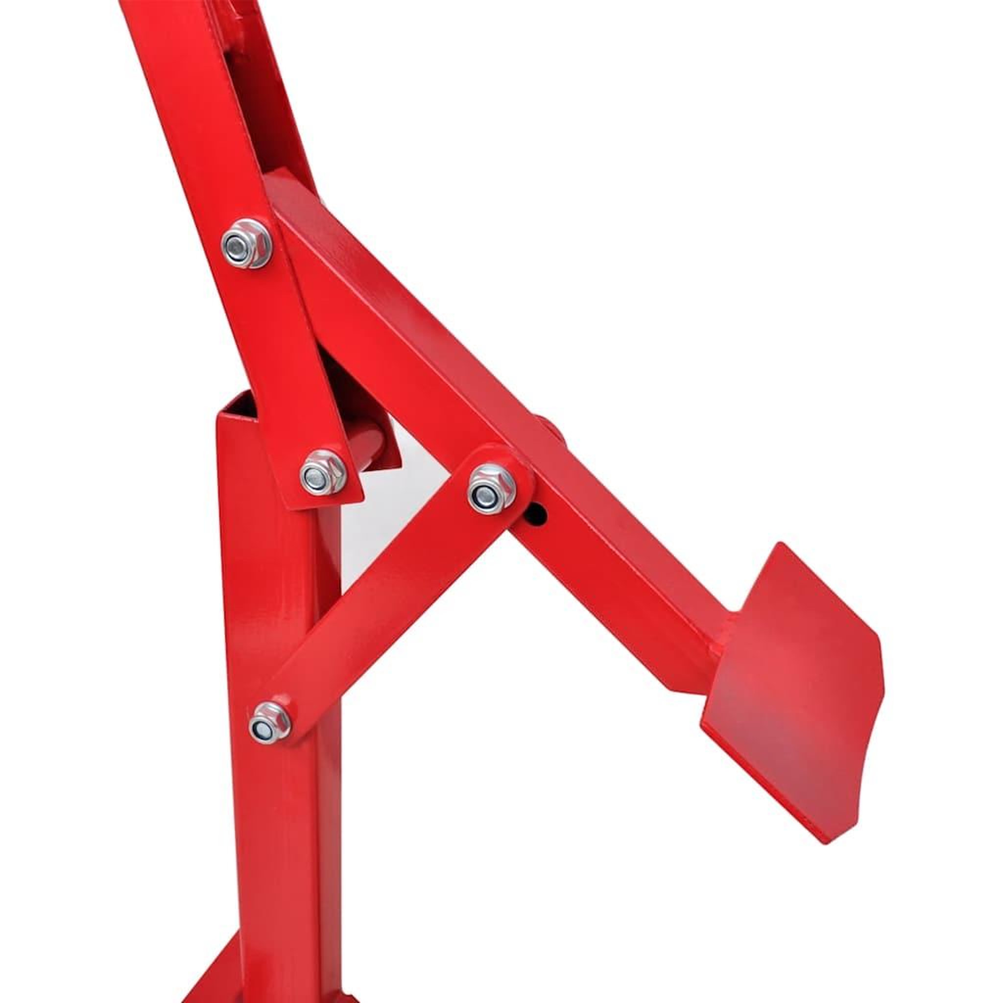 Voir la diapositive 5 : VIDAXL Demonte-pneu moto professionnel rouge