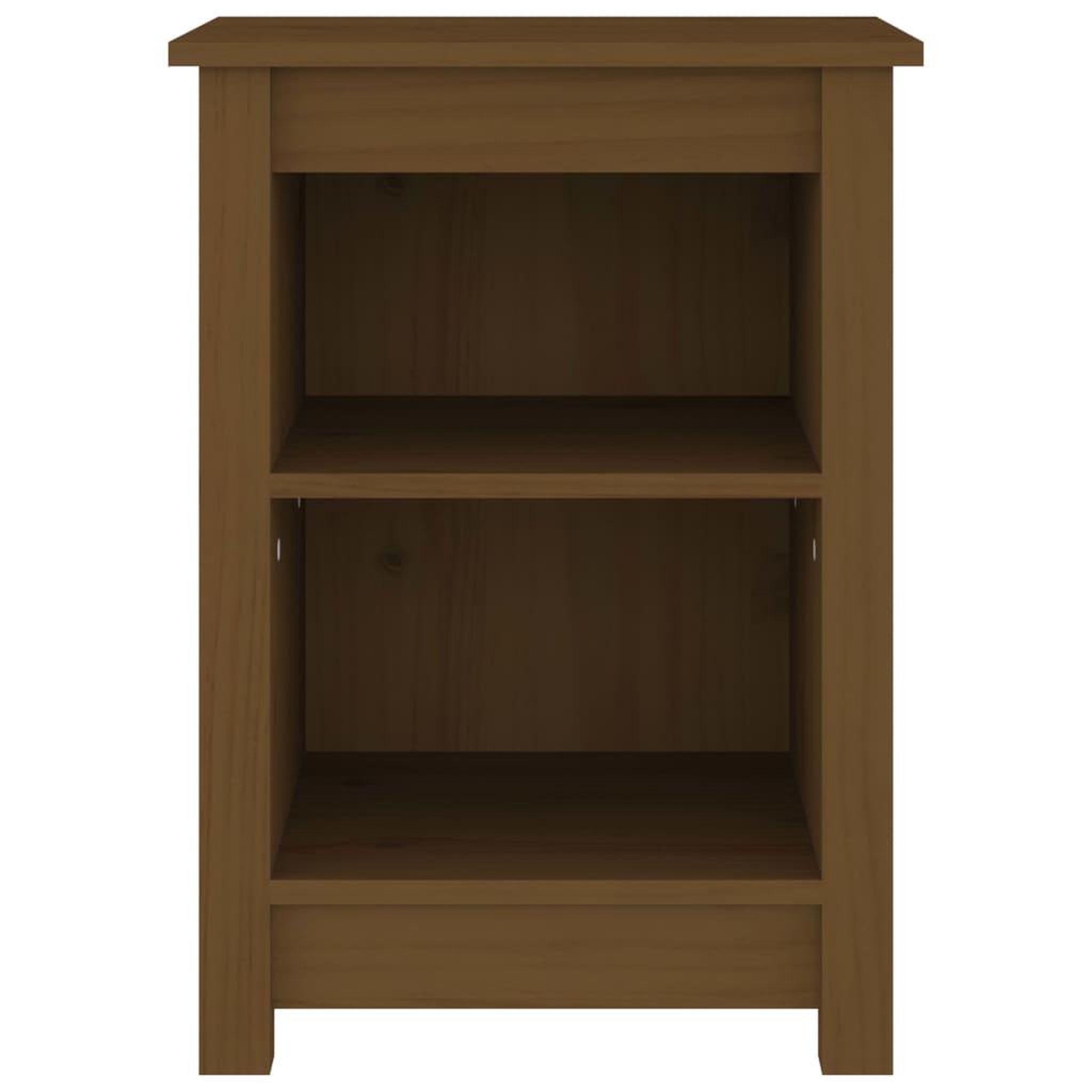 Voir la diapositive 3 : VIDAXL Table de chevet Marron miel 40x35x55 cm Bois de pin solide