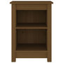Voir la diapositive 3 : VIDAXL Table de chevet Marron miel 40x35x55 cm Bois de pin solide