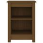Voir la diapositive 3 : VIDAXL Table de chevet Marron miel 40x35x55 cm Bois de pin solide