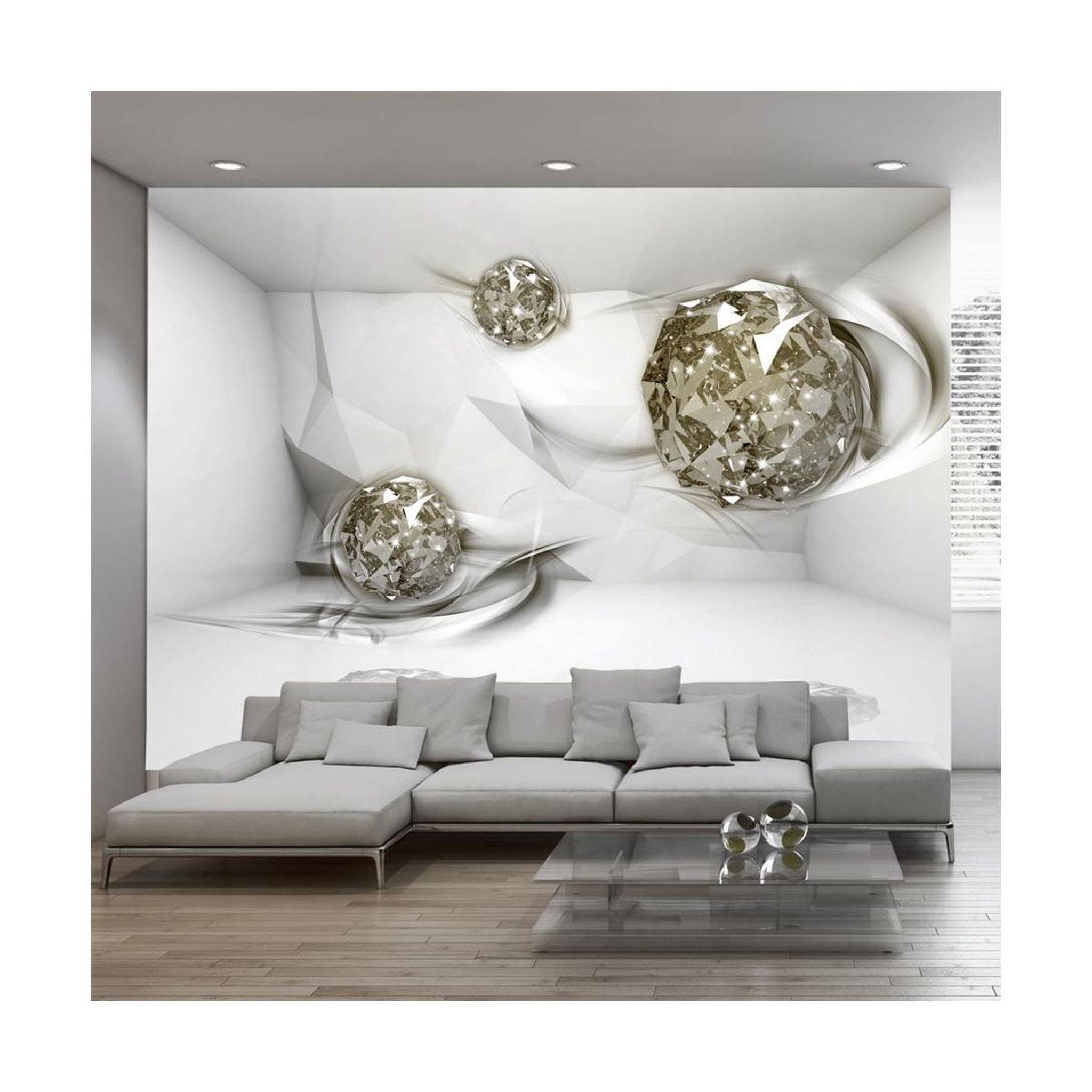 Voir la diapositive 1 : Paris Prix Papier Peint  Abstract Diamonds