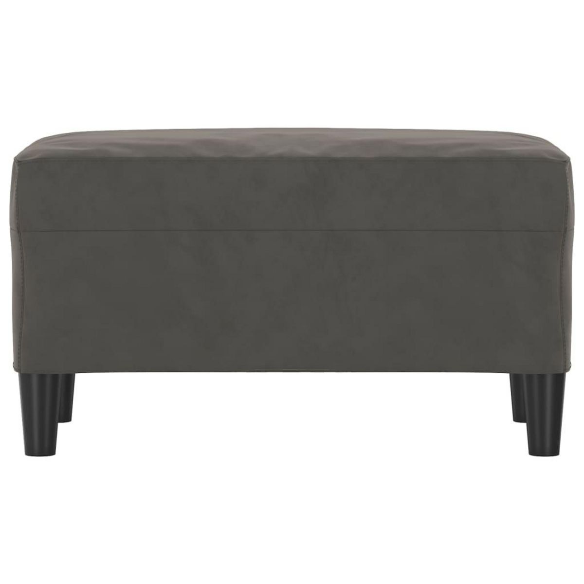 VIDAXL Banc Gris fonce 70x35x41 cm Velours